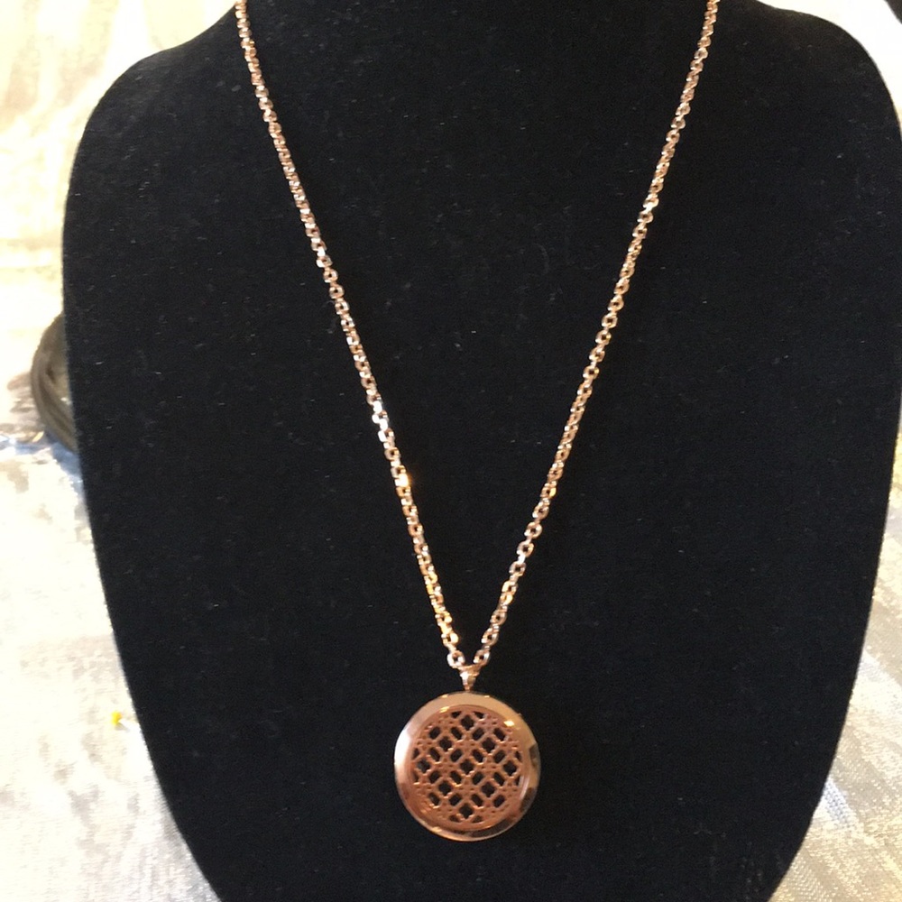 Aromatherapy essential oils diffuser necklace
